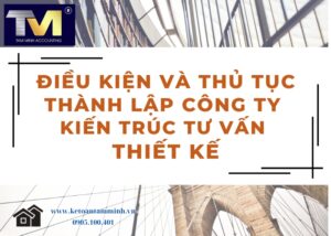 Thủ tục thành lập công ty kiến trúc tư vấn thiết kế