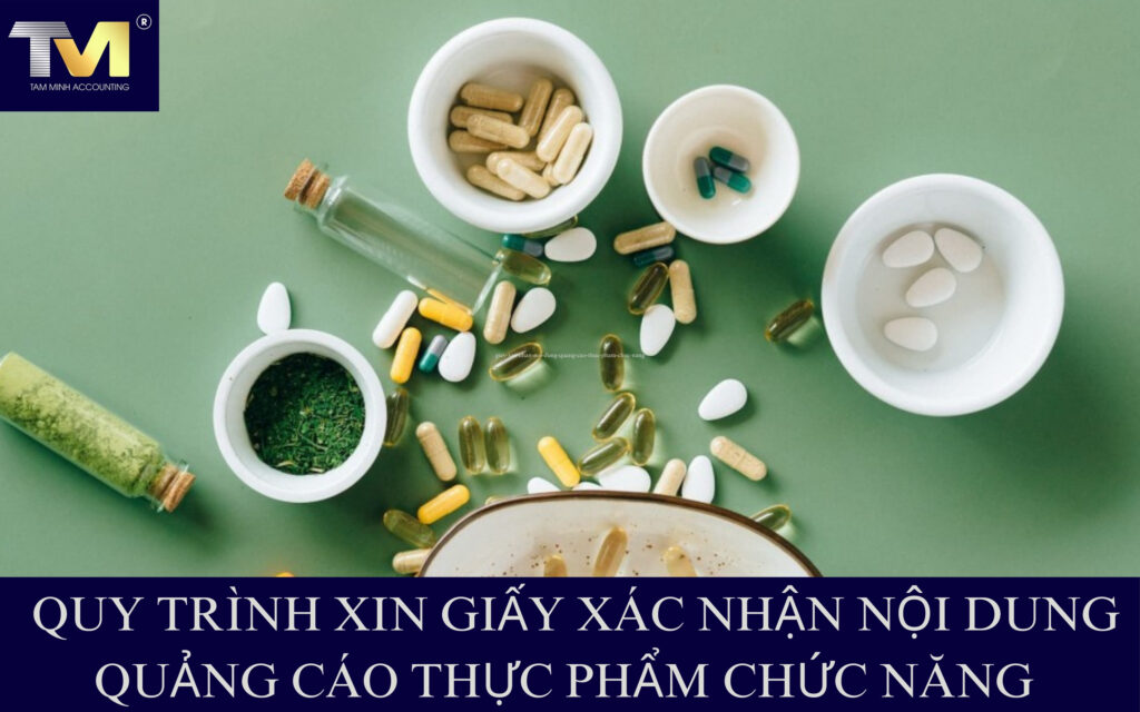 giấy xác nhận nội dung quảng cáo thực phẩm chức năng