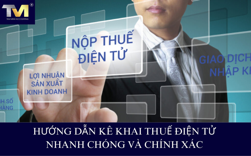 hướng dẫn kê khai thuế điện tử