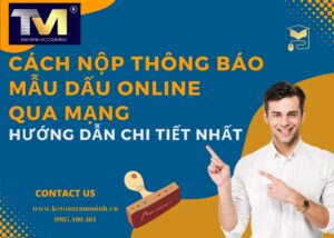 nộp thông báo mẫu dấu online qua mạng