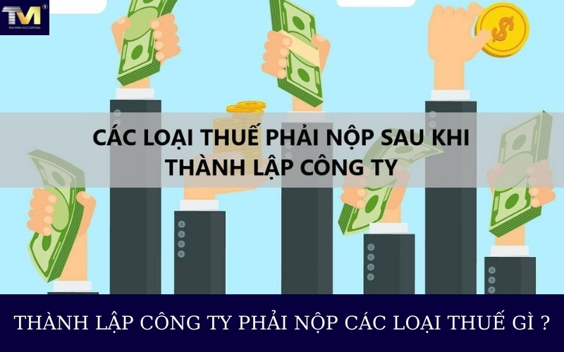 Thành lập công ty phải nộp các loại thuế gì