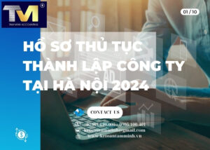 thủ tục thành lập công ty tại Hà Nội